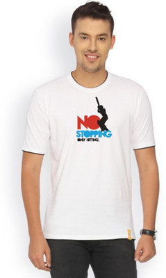 

Campus Sutra Solid Men Round Neck White T-Shirt