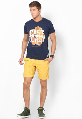 

Jack & Jones Graphic Print Men's Round Neck Dark Blue T-Shirt, Dress blues