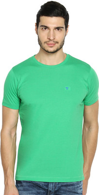 

The Indian Garage Co. Solid Men's Round Neck Green T-Shirt