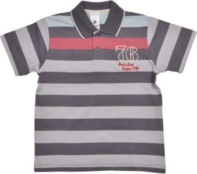 32% OFF on Bio Kid Boys Striped T Shirt(Multicolor)