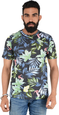 

Download Apparel Floral Print Men' Round Neck Black, Green T-Shirt