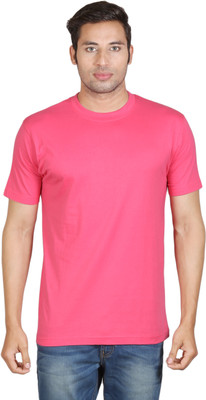 

Winfield Solid Men's Round Neck Pink T-Shirt, Honey suckle