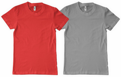 

DNA Solid Men' Round Neck Red, Grey T-Shirt(Pack of 2, Grey;red