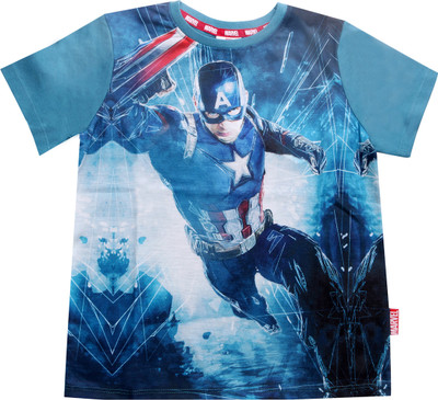 

Disney Boys Printed T Shirt(Blue, Pack of 1, Teal
