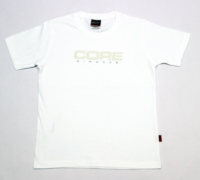 

Purple Solid Boys Round Neck White T-Shirt