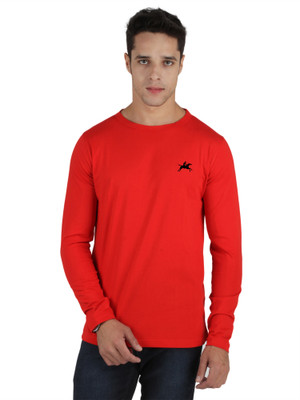 

SayItLoud Printed Men' Round Neck Red T-Shirt