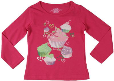 

Chalk by Pantaloons Girls Printed T Shirt(Pink, Raspberry