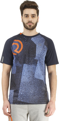 

Revo Printed Men's Round Neck Multicolor T-Shirt