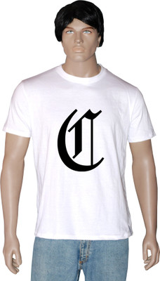 

Tshirt.in Graphic Print Men' Round Neck White T-Shirt, Pearl white