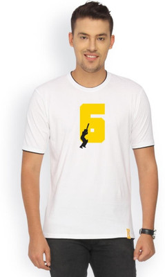 

Campus Sutra Solid Men Round Neck White T-Shirt
