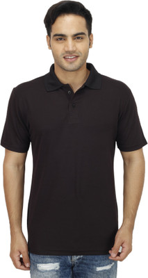 

Sanvi Traders Solid Men Polo Neck Black T-Shirt