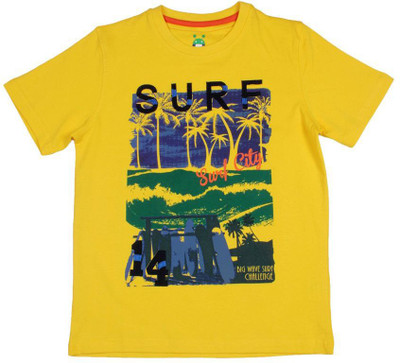 

Poppers by Pantaloons Boys Graphic Print T Shirt(Yellow, Pack of 1