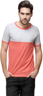 

Campus Sutra Solid Men Round Neck Grey T-Shirt