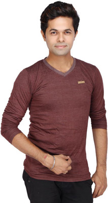 

JG FORCEMAN Solid Men's Halter Neck Grey T-Shirt