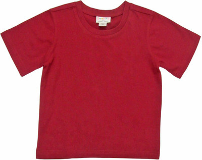 

Beebay Boys Solid T Shirt(Red, Pack of 1)