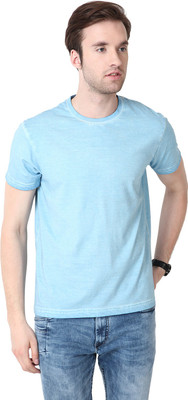 

Mudo Solid Men's Round Neck Light Green T-Shirt, Turquoise