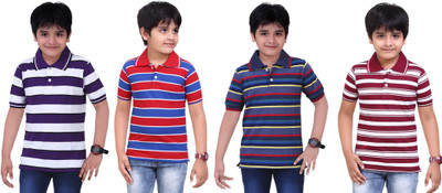 

Dongli Boys Printed T Shirt(Multicolor, Pack of 4)