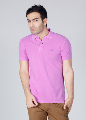 

Wear Your Mind Printed Men's Polo Neck Purple T-Shirt, Violet