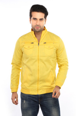 

Got It Solid Men's Flap Collar Neck Yellow T-Shirt
