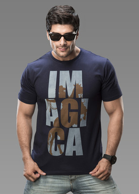 41% OFF on Imagica Printed Men Round Neck Blue T-Shirt 41% OFF on Imagica Printed Men Round Neck Blue T-Shirt