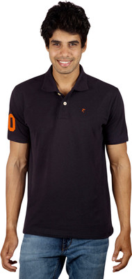 

Red Line Solid Men's Polo Neck Dark Blue T-Shirt