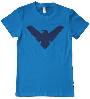 

DNA Graphic Print Men' Round Neck Blue T-Shirt, Royal blue