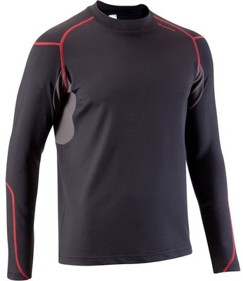

Decathlon - Quechua Solid Men's Round Neck Black T-Shirt