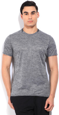 

ADIDAS Printed Men's Round Neck Grey T-Shirt, Black