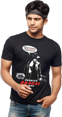 

Wear Your Opinion Printed Men's Round Neck Black T-Shirt