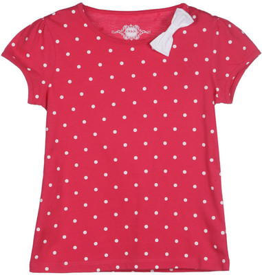 

Chalk by Pantaloons Girls Printed T Shirt(Pink, Raspberry