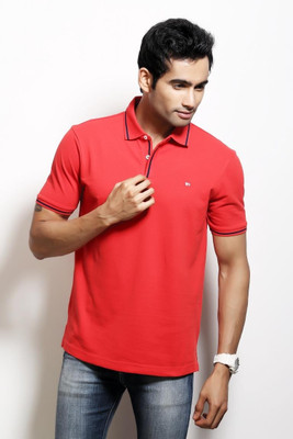 20% OFF on Design Classics Solid Men's Polo Neck Red T-Shirt 20% OFF on Design Classics Solid Men's Polo Neck Red T-Shirt