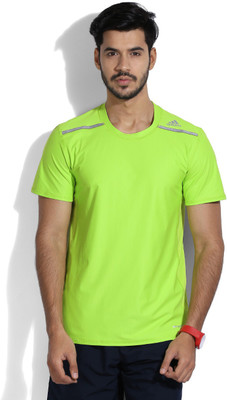 

ADIDAS Solid Men's Round Neck Green T-Shirt, Sesole