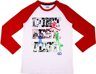 

Poppers by Pantaloons Boys Graphic Print T Shirt(White, Pack of 1