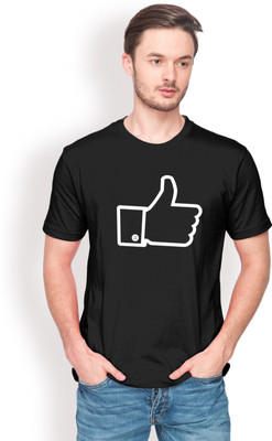 

Leviticus Graphic Print Men's Round Neck Black T-Shirt