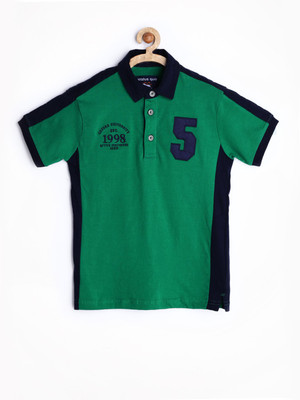 62% OFF on Status Quo Cubs Boys Solid T Shirt(Green, Pack of 1)