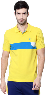 

Ajile by Pantaloons Solid Men' Polo Neck Yellow T-Shirt, Bright yellow