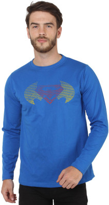 

SayItLoud Printed Men Round Neck Blue T-Shirt, Royal blue