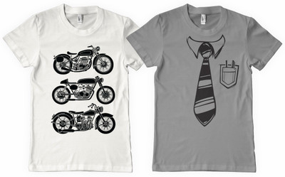 

DNA Graphic Print Men' Round Neck White, Grey T-Shirt(Pack of 2, Grey;white
