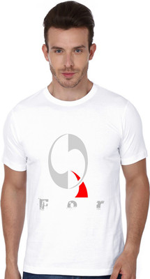 

Trendster Printed Men's Round Neck White T-Shirt