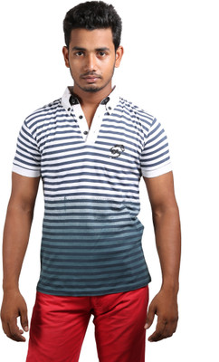 

Spur Striped Men's Polo Neck Multicolor T-Shirt