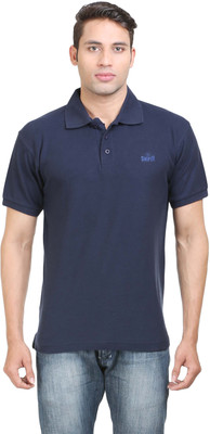 

Sniper Solid Men' Polo Neck Blue T-Shirt, Navy blue