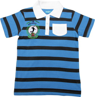 

JusCubs Boys Embroidered T Shirt(Blue, Pack of 1