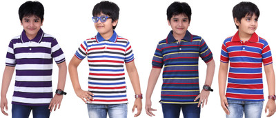 

Dongli Boys Printed T Shirt(Multicolor, Pack of 4), Combo color