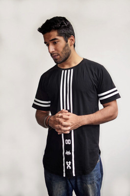 

Fugazee Lifestyle Printed Men' Round Neck Black T-Shirt