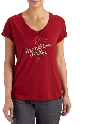 

Decathlon - Quechua Printed Women's V-neck Maroon T-Shirt