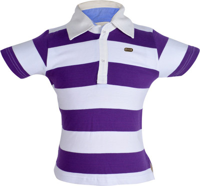 

Gkidz Boys Printed Cotton T Shirt(Purple, Pack of 1