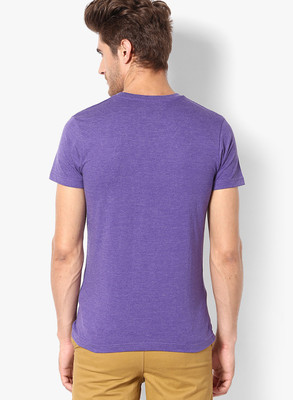 

Jack & Jones Graphic Print Men' Round Neck Purple T-Shirt, Gentian violet