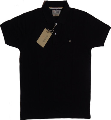 

Hungama Solid Men's Polo Neck Dark Blue T-Shirt, Navy blue