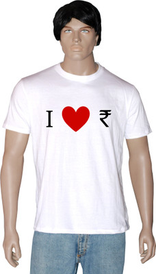 

Tshirt.in Graphic Print Men's Round Neck White T-Shirt, Pearl white