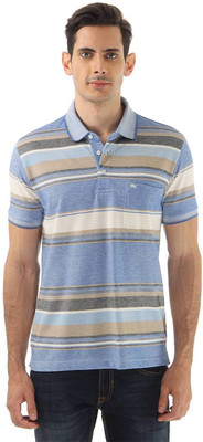 

Monte Carlo Striped Men's Polo Neck Blue, White T-Shirt